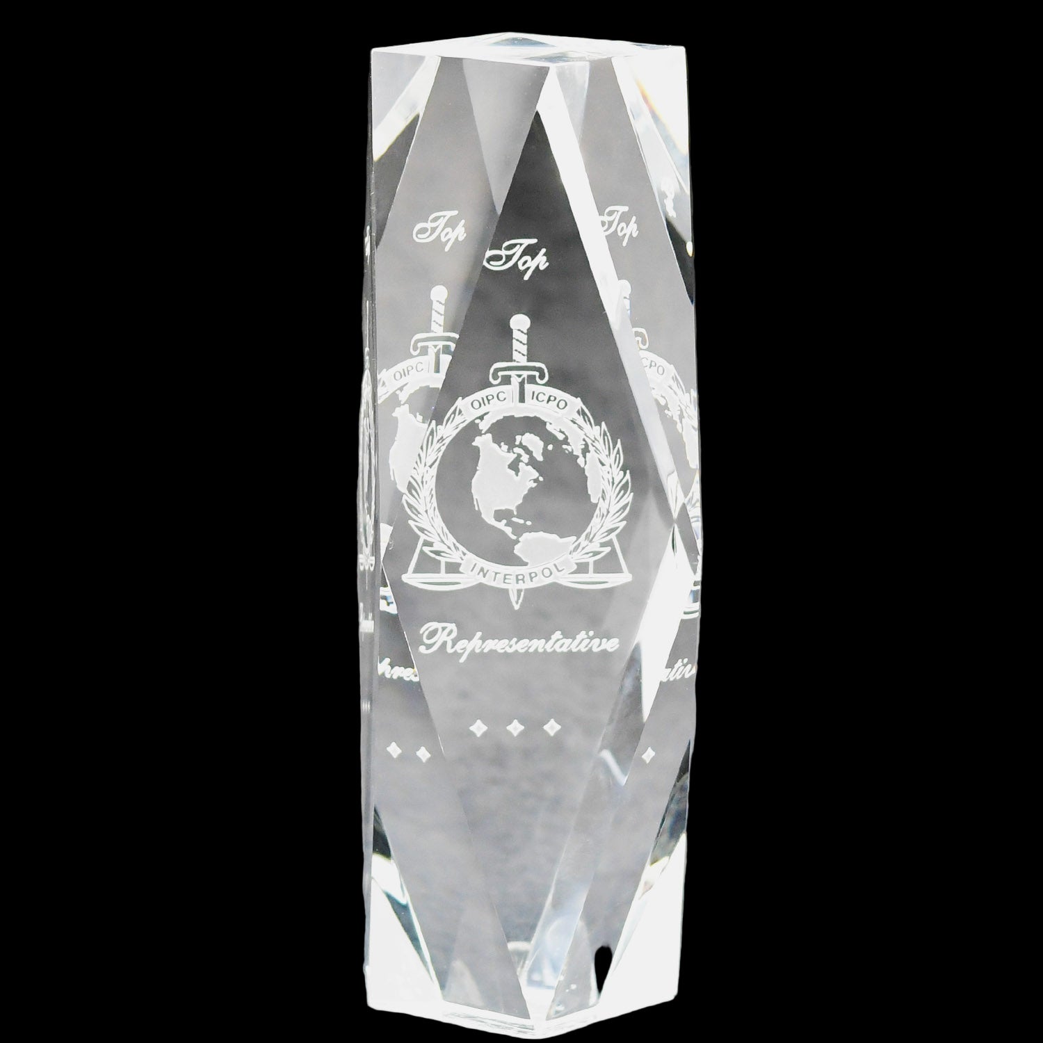 Multi-Faceted Optic Crystal Tower